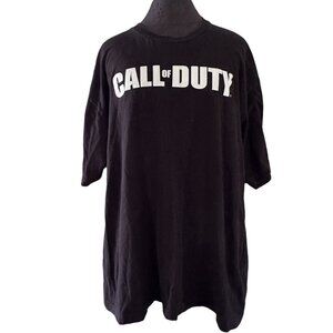 Call Of Duty Black Men's T-Shirt Mens 2XL 100% Cotton Short Sleeve